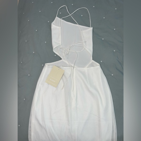 NWT Brylie Midi Dress White - Picture 6 of 7